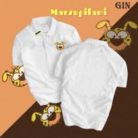 Áo thun Polo in mặt trước Marsupilami - Unisex nam nữ tay lửng