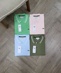 Áo Thun Polo Lacoste Viền Cổ Nhiều Màu