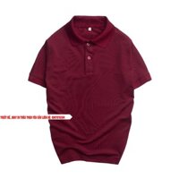 Áo thun polo màu đỏ đô La' House Uniform