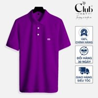 Áo thun polo màu tím đậm-Club BMT