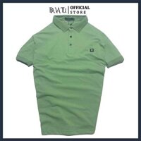 Áo thun Polo nam cao cấp màu xanh chuổi dịu mắt vải cotton 100% không nhăn không xù quay máy giặt thoải mái - BAVATU.