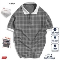 Áo Thun Polo Nam CARO Vải Cotton Cá Sấu Cao Cấp Đẹp Tay Ngắn Có Cổ Màu Trắng Đen Xanh Navy Trơn NATO