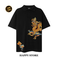 Áo Thun Polo Nam In Hình Rồng Việt Nam Phong Cách