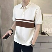 Áo Thun Polo Nam Ngắn Tay Form Rộng Thời Trang Hàn Quốc Dành Cho Nam Fashion áo thun nam có cổ áo phông rộng Nam lụa Simple áo phông nam có cổ áo thun nam tay lỡ cotton