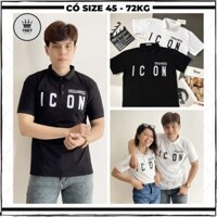 Áo thun polo nam ngắn tay vải cotton kháng khuẩn form ôm body basic dễ mặc mầu đen trắng