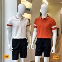 Áo thun polo nam nữ, áo thun polo tay ngắn cổ bẻ, phong cách thời trang hàn quốc cao cấp mẫu mới MS35 - Màu trắng - M