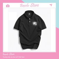 Áo Thun Polo Nam Nữ Basic In Hình Con Mắt Cổ Bẻ Vải Cá Sấu Cotton Cao Cấp Chuẩn Form CHẤT ĐẸP Baxelo
