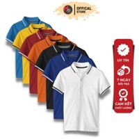 Áo Thun Polo Nam Nữ Cổ Bẻ Dệt Bo Len Vải Cotton Xuất Xịn Tay Ngắn Công Sở