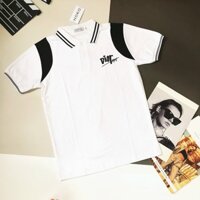 ÁO THUN POLO NAM NỮ ĐEN TRẮNG PHỐI CỰC ĐẸP, ĐƠN GIẢN SANG TRỌNG