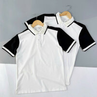 Áo thun polo Nam Nữ thời trang phối màu tay chất vải poly xịn sò phong cách hàn quốc 777polo521 521