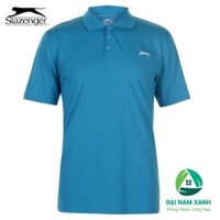 Áo thun Polo nam Slazenger Check Golf size châu Âu (màu Aqua)