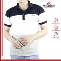 Áo Thun PoLo Nam Thể Thao Áo Có Cổ Big Sport Phối 3 Màu Vải Poly Co Giãn 4 Chiều Cao Cấp, AT_CLOTHING, BS18