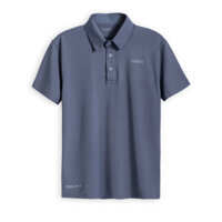 Áo thun polo nam thể thao LADOS - 9080 có cổ bẻ, vải thun lạnh, phông rộng - xám - XXL
