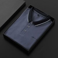 Áo thun polo nam thêu chữ kí tay ngắn vải polly  thời trang cho nam size M-XXL