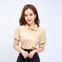 Áo Thun Polo Nữ Có Cổ Trẻ Trung AMYRA, Phông Rộng Tay Ngắn Năng Động Phù Hợp Đi Chơi, Đi Học, Đi Làm Thấm Hút Tốt AT031