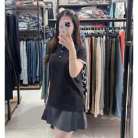 Áo thun polo nữ đen