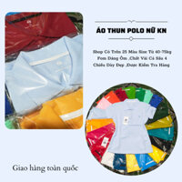 Aó Thun PoLo Nữ Màu Biển Lạc
