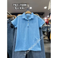 ÁO THUN POLO NỮ PHỐI VIỀN - THE BLUES 792