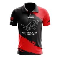 Áo Thun POLO Phiên Bản Đặc Biệt Chơi Game E Sport Republic Of Gamers ROG