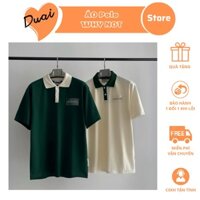 Áo thun polo Plastic WNS [FREESHIP] áo polo cổ trụ why not ép nhựa chất thun cá sấu cotton cao cấp Duai03