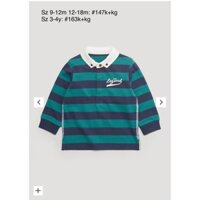Áo thun polo sọc xanh bé trai, hàng Matal.@n UK săn SALE