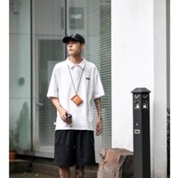 Áo Thun Polo Tay Ngắn In Chữ Phong Cách Thời Trang Nhật Bản Cho Nam Giới Có Size M-4XL