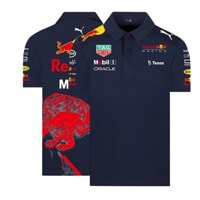 Áo Thun POLO Tay Ngắn In Logo Red Bull 2022 F1 Thời Trang Mùa Hè Cho Nam