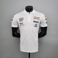 Áo Thun Polo Tay Ngắn In Logo Red Bull Thời Trang 2022 F1 Cho Nam