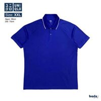 Áo thun polo Uniqlo 2hand size XXL | Màu xanh