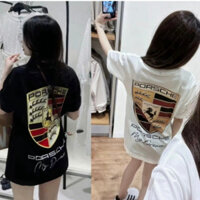 Áo Thun PORSCHE Nam Nữ, Áo Phông Chất Liệu Cotton 100% Định Lượng 250gsm Form Rộng Basic Dễ Phối Đồ