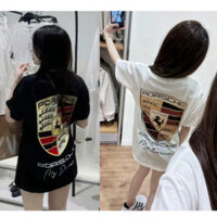 Áo Thun PORSCHE Nam Nữ, Áo Phông Chất Liệu Cotton 100% Định Lượng 250gsm Form Rộng Basic Dễ Phối Đồ