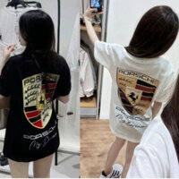 Áo Thun PORSCHE Nam Nữ, Áo Phông Chất Liệu Cotton 100% Định Lượng 250gsm Form Rộng Basic Dễ Phối Đồ