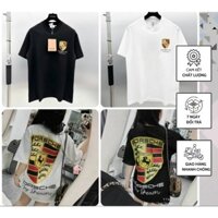 Áo Thun PORSCHE Nam Nữ, Áo Phông Chất Liệu Cotton 100% Định Lượng 250gsm Form Rộng Basic Dễ Phối Đồ