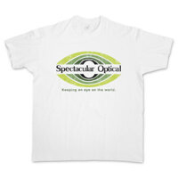 Áo thun quang học ngoạn mục Videodrome Ký Insignia Logo Công ty Tv Show