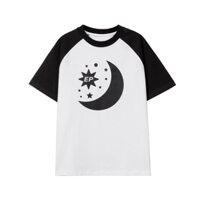 Áo thun raglan / Baby Sensory Raglan T-shirt - White/Black