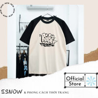 Áo thun RAGLAN Bape, Áo thun unisex nam nữ form rộng oversize