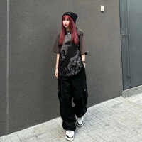 Áo thun raglan nam local brand tay lỡ Pandax polime calm down chính hãng unisex form rộng big size cotton hottrend 2024