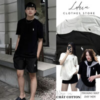 Áo Thun Ralph Lauren Basic 100% Vải Cotton 2 Chiều Áo Thun Thêu Ngựa Nam Nữ Cao Cấp Dày Mịn LUHIN
