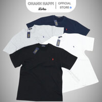 Áo thun Ralph Lauren Basic Logo Ngựa Thêu - Áo phông nam nữ Form rộng Tay lỡ Unisex 100% Cotton Cao Cấp