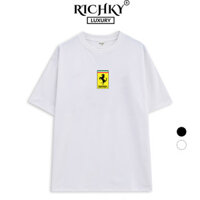 Áo Thun Richky Premium Tee Logo Mid Ferrari Super Car