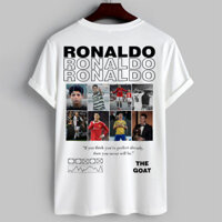 Áo Thun Ronaldo CR7 - Cotton Mềm Mát, In Cao Cấp, Không Nhăn, Co Giãn 4 Chiều