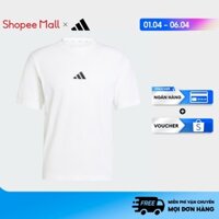 Áo Thun Single Jersey Logo Nhỏ Essentials adidas Nam trắng JF1092