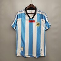 Áo Thun Số 4 Đội Tuyển Đá Banh argentina 1998