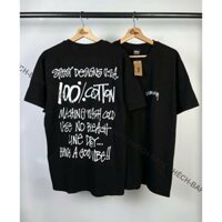 ÁO THUN STU.SSY 100% COTTON PIGMENT FORM RỘNG NAM NỮ UNISEX VẢI COTTON CAO CẤP 280GSM - BAPE PHẾCH