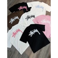 Áo Thun Stussy Baci Unisex AME OFFICIAL Form Rộng Chất Liệu 100% Cotton Định Lượng 250g