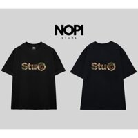 ÁO THUN STUSSY C. CAMO FORM RỘNG NAM NỮ UNISEX VẢI COTTON CAO CẤP 280GSM DÀY DẶN - NOPI STORE