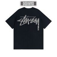 Áo Thun Stussy Kim Tuyến Full Màu , Phản Quang Phát Sáng Noblewear Style Tag Mác Chất Cotton 2 Chiều Định Lượng 250gms