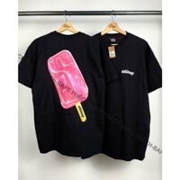 ÁO THUN STU.SSY POPSICLE FORM RỘNG NAM NỮ UNISEX VẢI COTTON HAI CHIỀU CAO CẤP 280GSM - BAPE PHẾCH