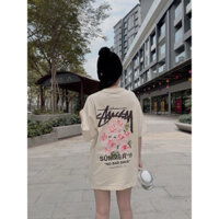 Áo thun STUSSY SUMMER19 Hoa tươi ngày tết cao cấp 100% cotton full bọc tag chính phẩm