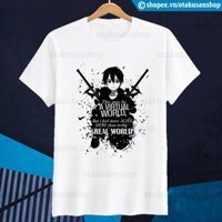 Áo thun Sword Art Online SAO Kirito World